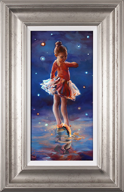 Amanda Jackson, Original oil painting on panel, Dancing by Starlight