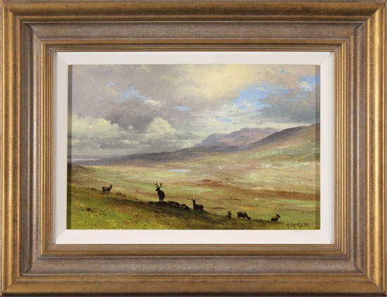 Howard Shingler, Original oil painting on panel, North Highlands