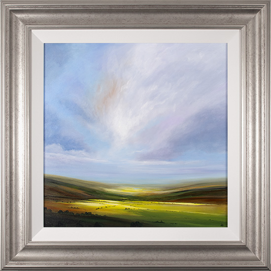 Jay Nottingham, Original oil painting on panel, Quiet of the Valley, Yorkshire Dales