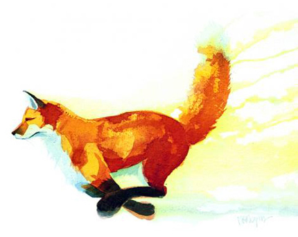 Mary Ann Rogers, Signed limited edition print, Tail Up