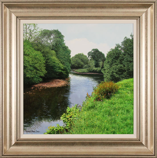 Michael James Smith, Original oil painting on panel, The River Wharfe