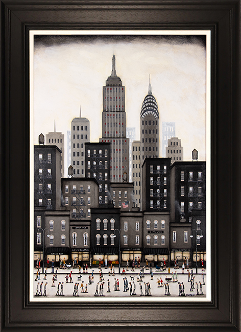 Sean Durkin, Original oil painting on panel, New York, New York