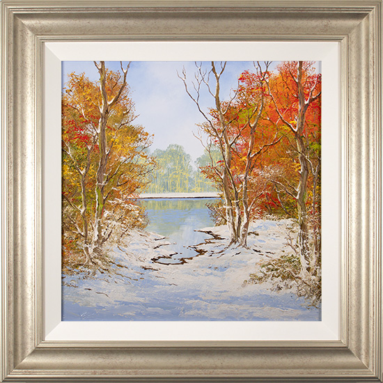 Terry Evans, Original oil painting on panel, The First Snow