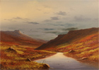 John Horsewell, Original oil painting on panel, Landscape
