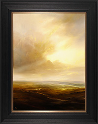 Clare Haley, Original oil painting on panel, Seasonal Skies