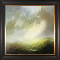 Clare Haley, Original oil painting on panel, Valley of Light