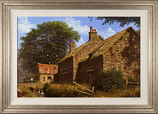 Edward Hersey, Original oil painting on panel, A Fine Day in Yorkshire 