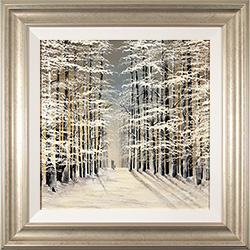 Jay Nottingham, Original oil painting on panel, Winter Walk