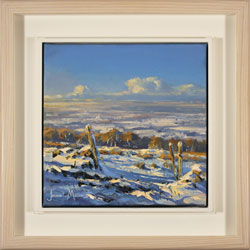 Julian Mason, Original oil painting on canvas, Snowfields