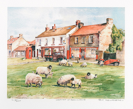 Pat Howden, Signed limited edition print, Heart of Goathland 