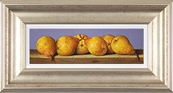 Raymond Campbell, Original oil painting on panel, Pears