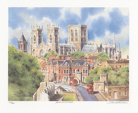 Scott Howden, Signed limited edition print, York Minster