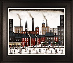 Sean Durkin, Original oil painting on panel, This Town