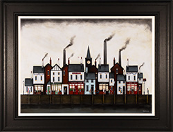Sean Durkin, Original oil painting on panel, Tales from a Seaside Town