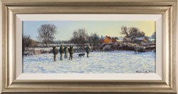 Stephen Hawkins, Original oil painting on canvas, Winter Morning