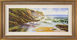 Terry Evans, Original oil painting on canvas, Crashing Waves