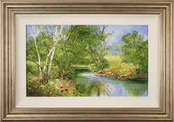 Terry Evans, Original oil painting on canvas, Peaceful Midsummer 